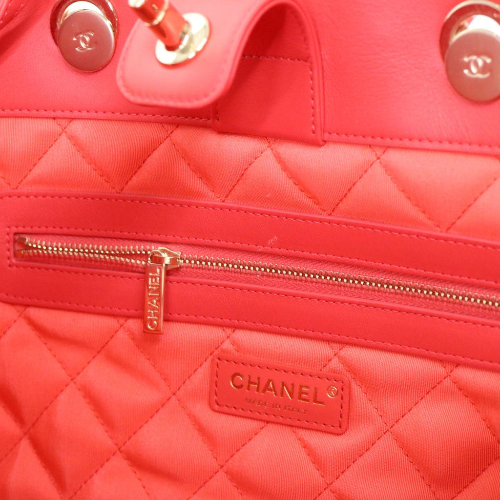 CHANEL Chain Hand Bag Pile 2way Pink CC ar9158A