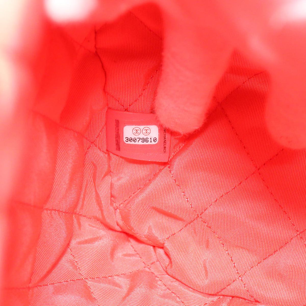 CHANEL Chain Hand Bag Pile 2way Pink CC ar9158A