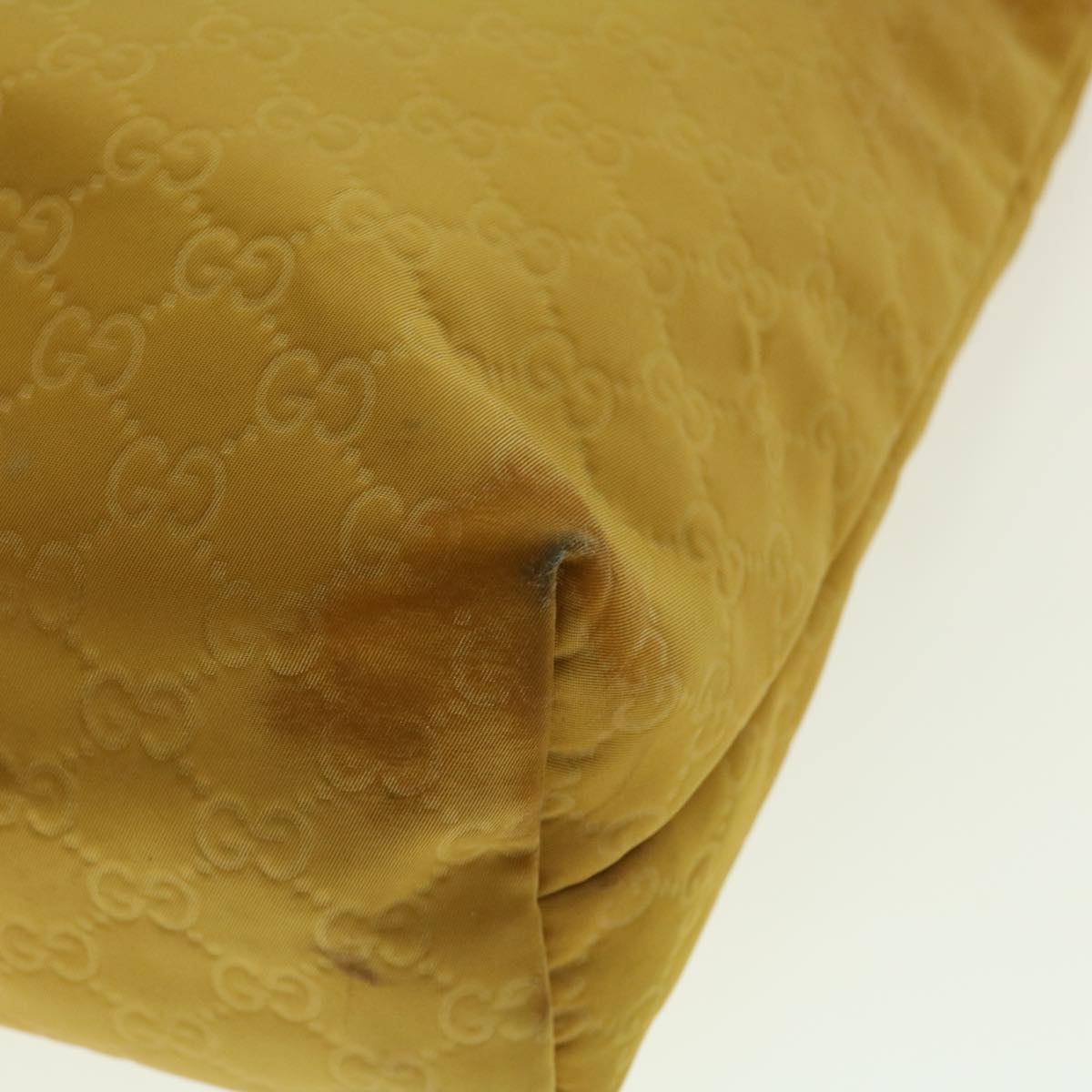 GUCCI GG Canvas Tote Bag Yellow 295252 ar9227