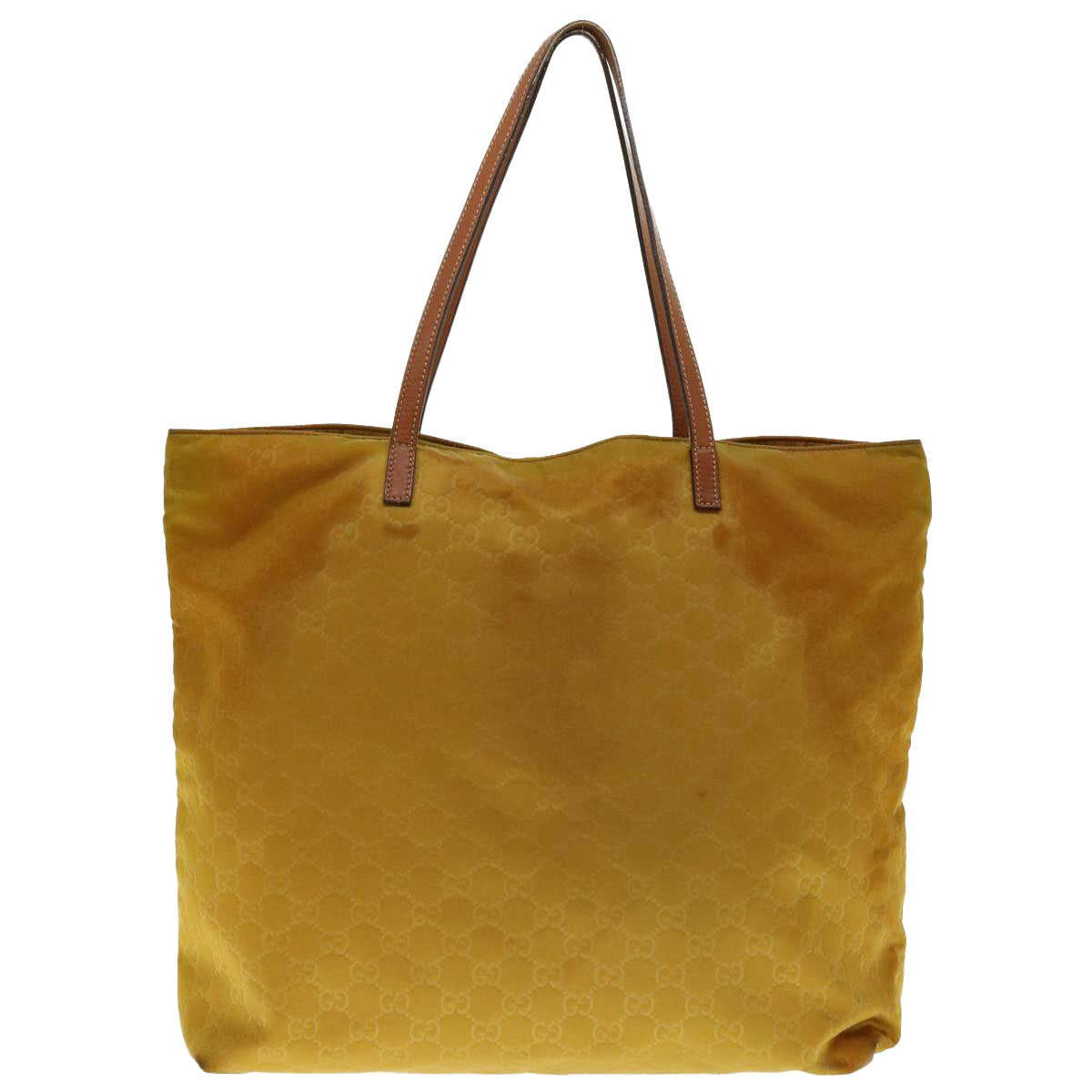 GUCCI GG Canvas Tote Bag Yellow 295252 ar9227