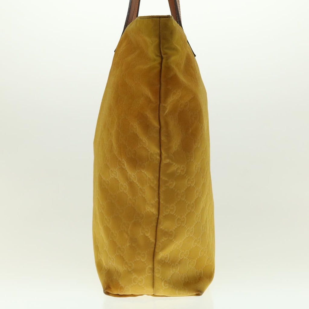 GUCCI GG Canvas Tote Bag Yellow 295252 ar9227