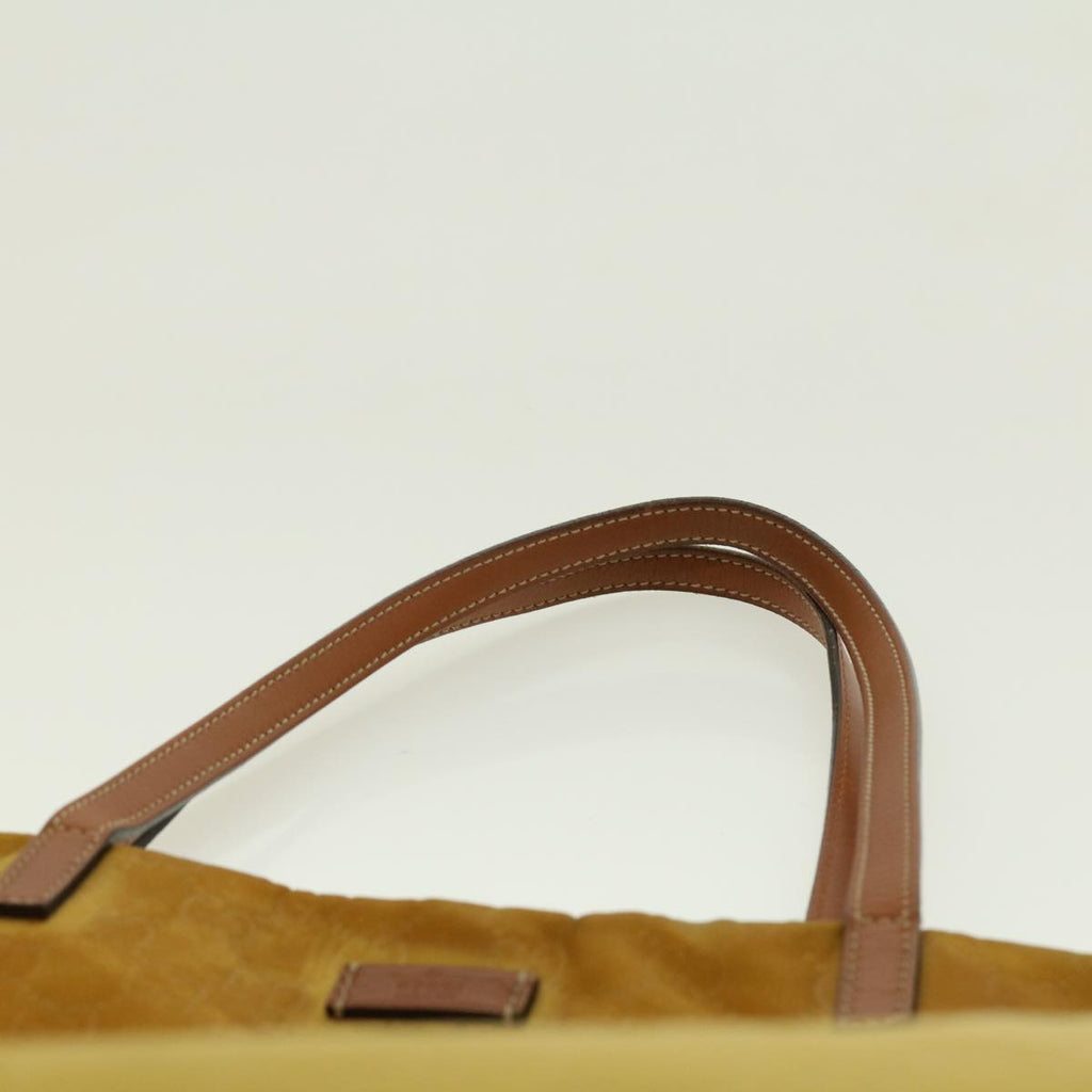 GUCCI GG Canvas Tote Bag Yellow 295252 ar9227