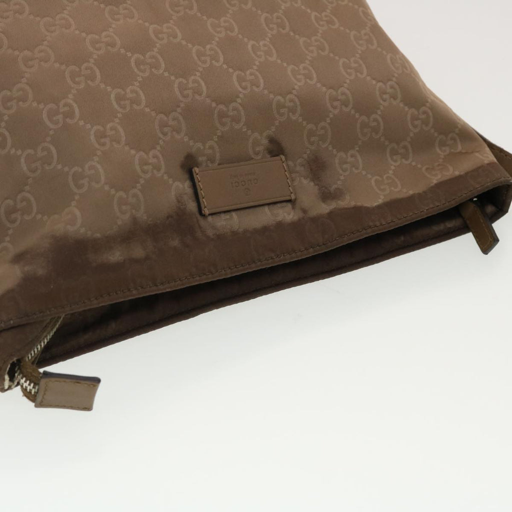GUCCI GG Canvas Shoulder Bag Brown 314529 ar9228