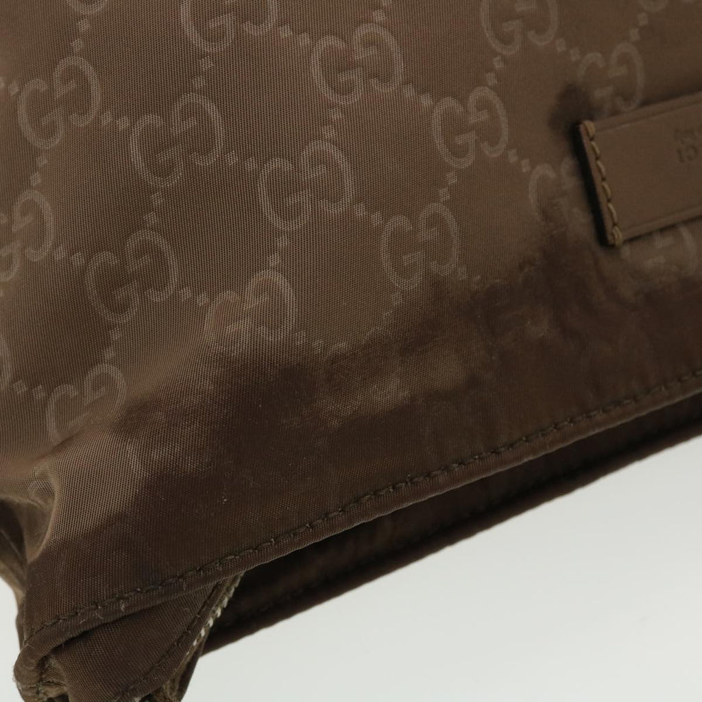 GUCCI GG Canvas Shoulder Bag Brown 314529 ar9228