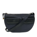 GUCCI Micro GG Canvas Shoulder Bag PVC Leather Navy ar9247
