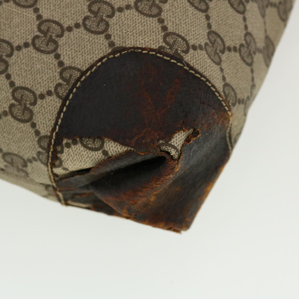 GUCCI GG Canvas Web Sherry Line Tote Bag Beige Red Green ar9393