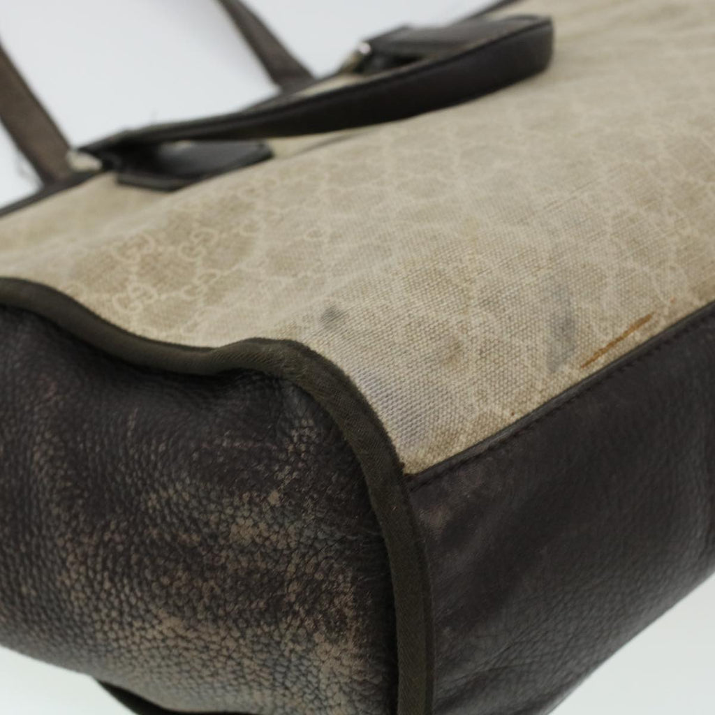 GUCCI GG Canvas Tote Bag Beige 281400 ar9407