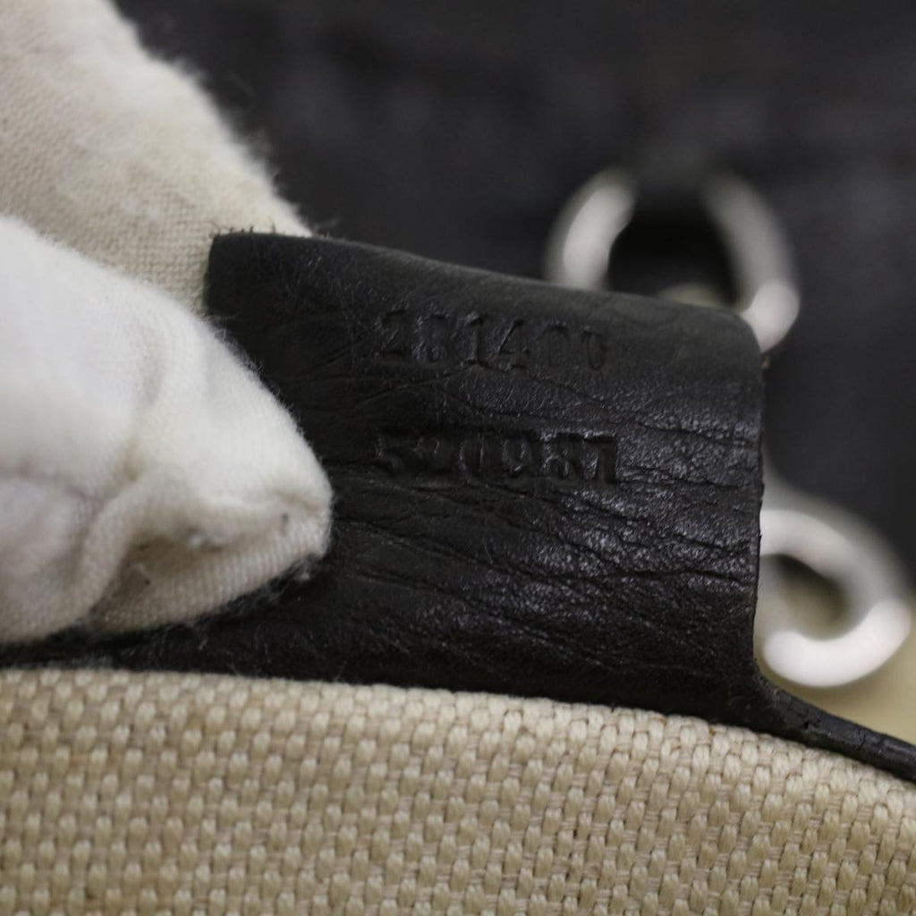 GUCCI GG Canvas Tote Bag Beige 281400 ar9407
