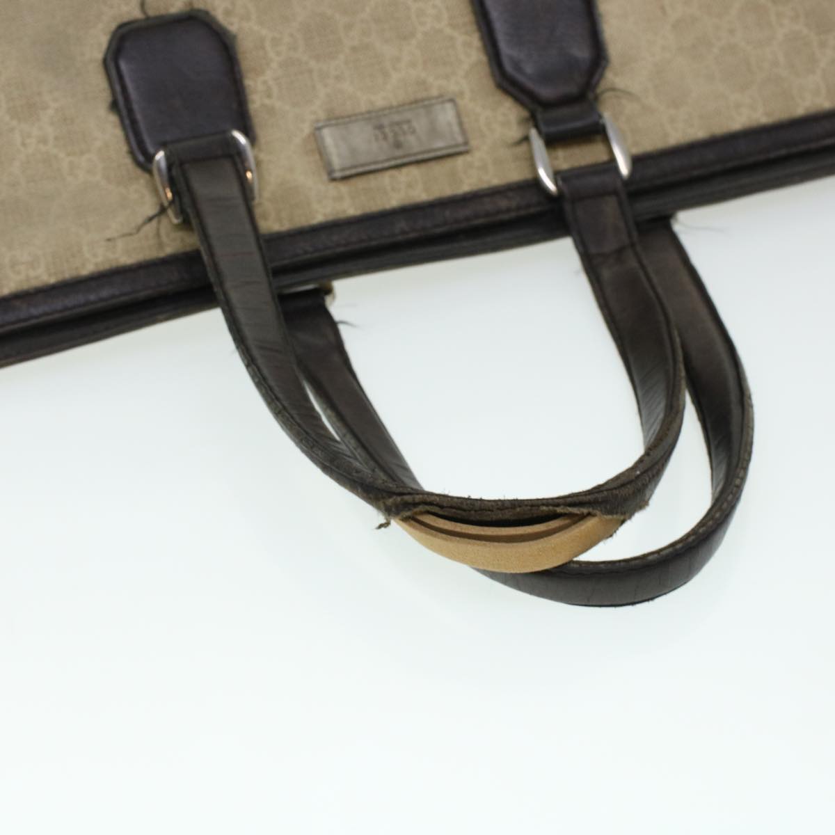 GUCCI GG Canvas Tote Bag Beige 281400 ar9407