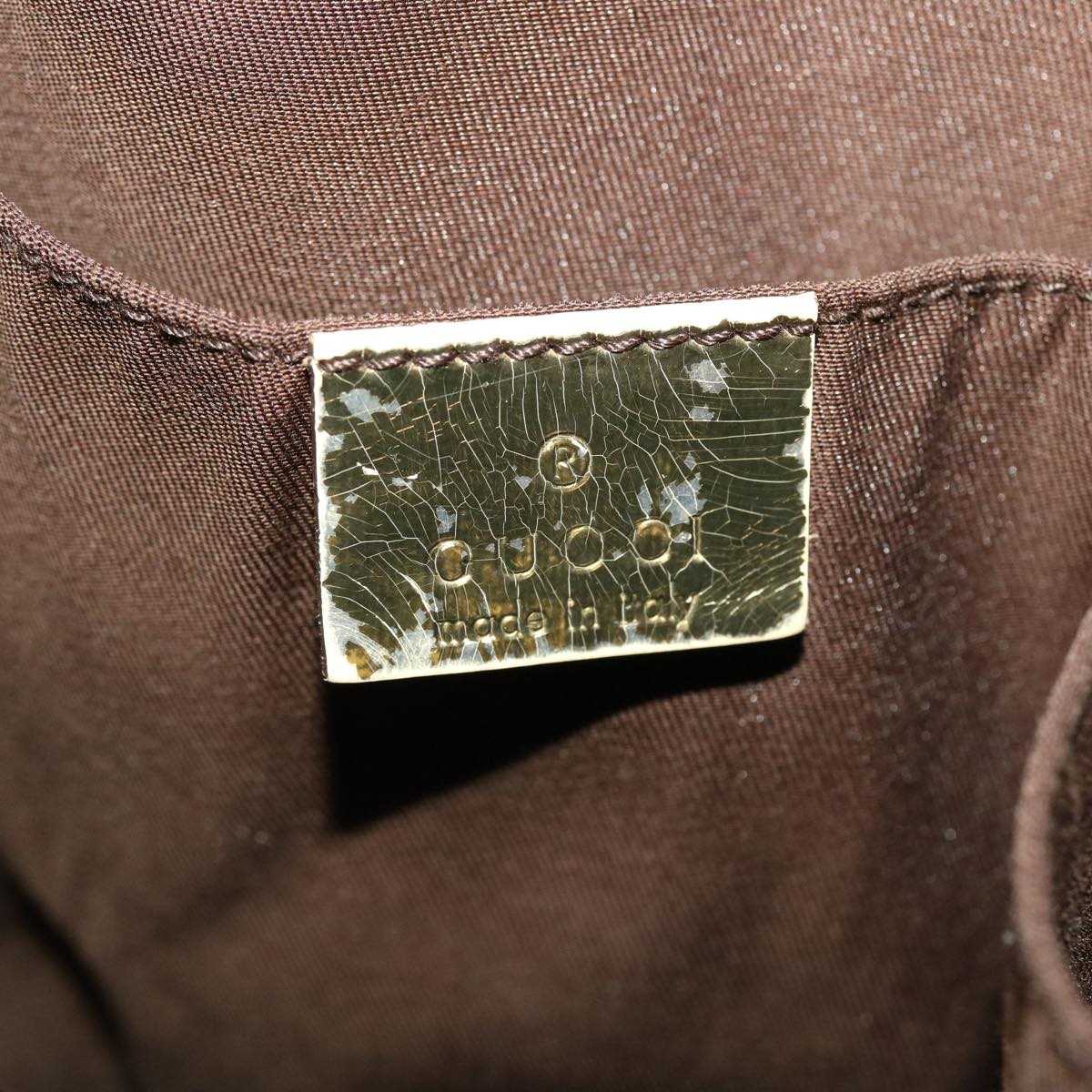 GUCCI GG Canvas Sherry Line Tote Bag Beige Green Pink 189669 ar9408