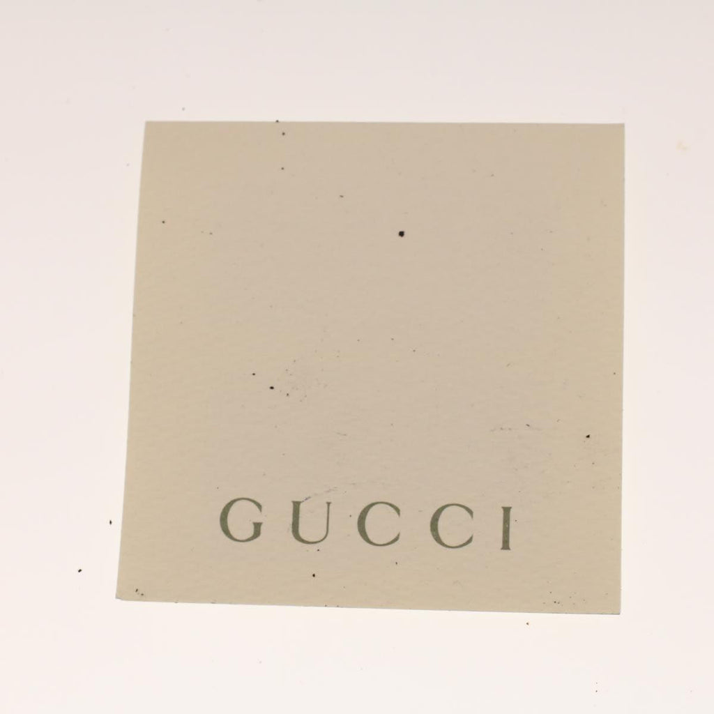 GUCCI Bamboo Hand Bag Suede Navy Brown ar9457