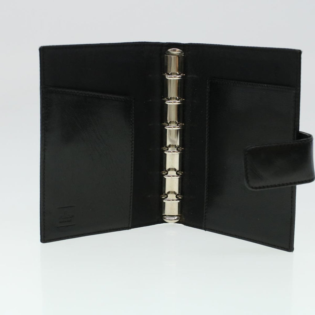 FENDI Zucca Canvas Day Planner Cover Nylon Black ar9471