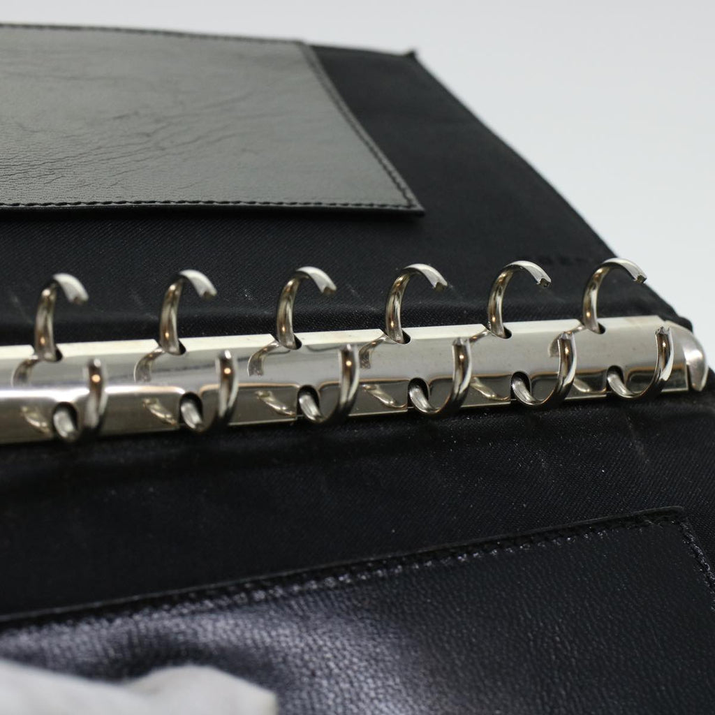 FENDI Zucca Canvas Day Planner Cover Nylon Black ar9471
