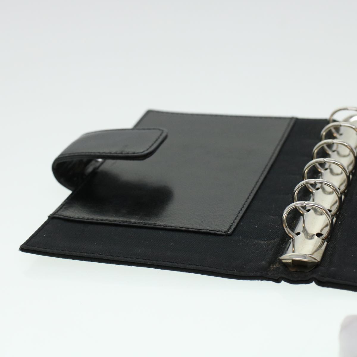 FENDI Zucca Canvas Day Planner Cover Nylon Black ar9471
