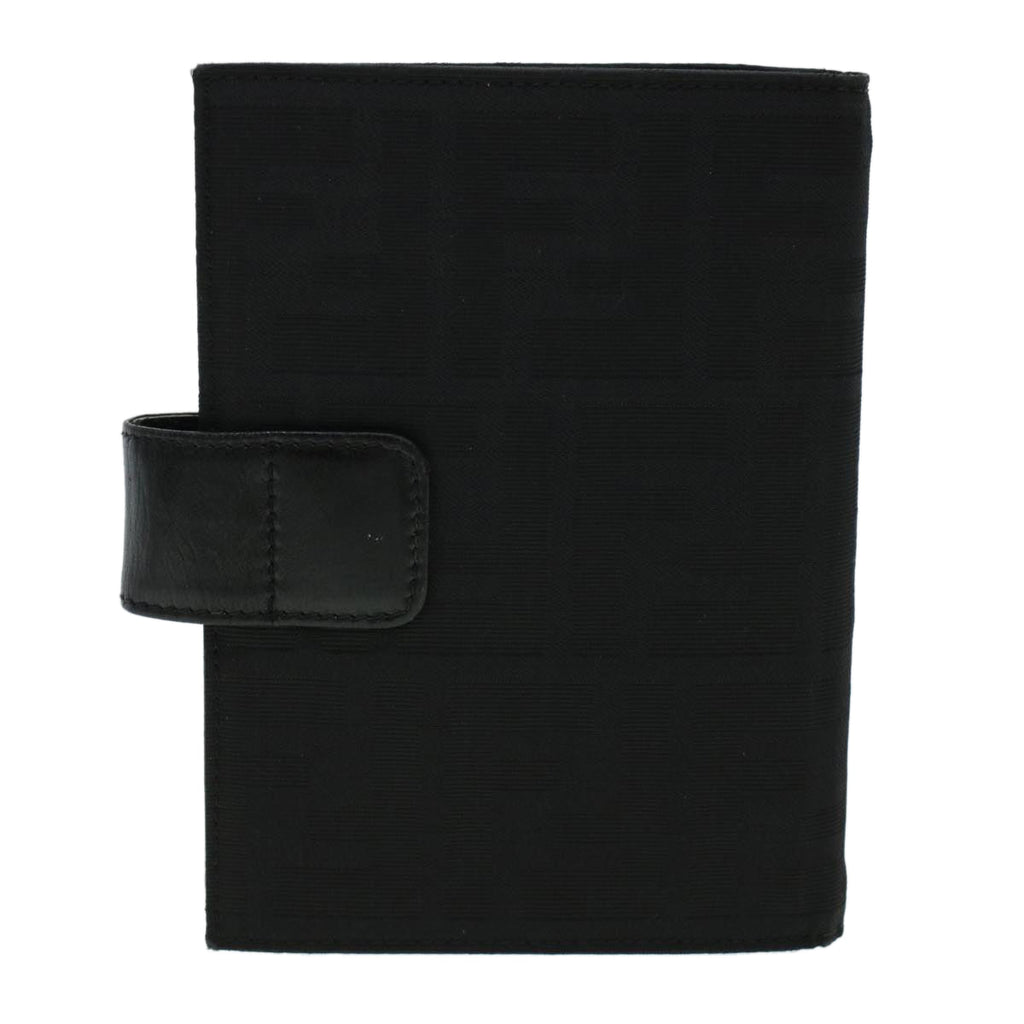 FENDI Zucca Canvas Day Planner Cover Nylon Black ar9471