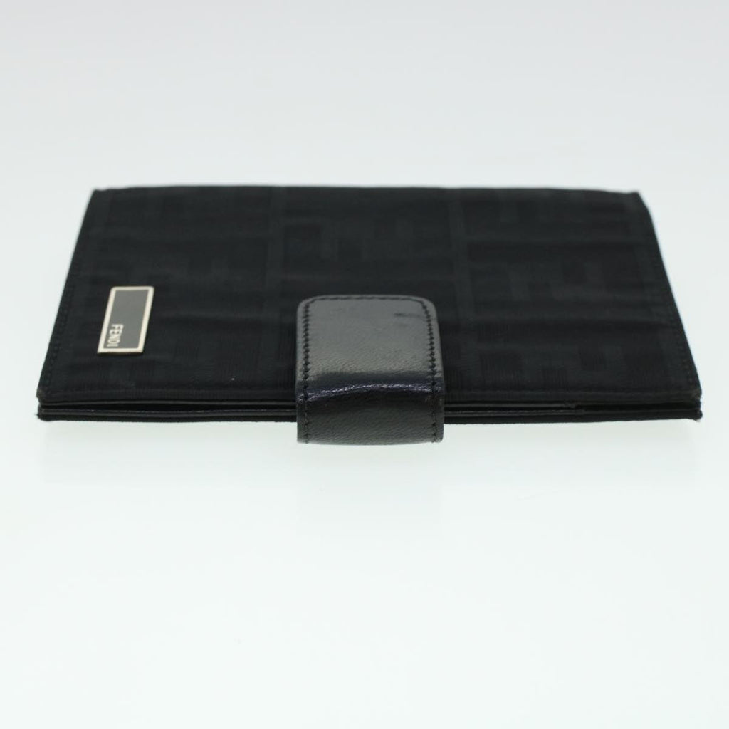 FENDI Zucca Canvas Day Planner Cover Nylon Black ar9471