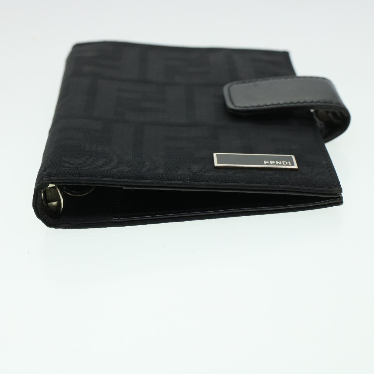 FENDI Zucca Canvas Day Planner Cover Nylon Black ar9471