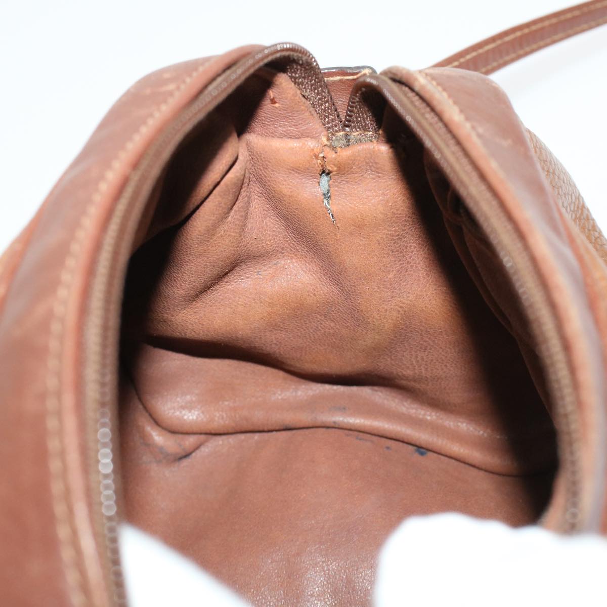 GUCCI Shoulder Bag Leather Brown 007•115•5770 ar9679B