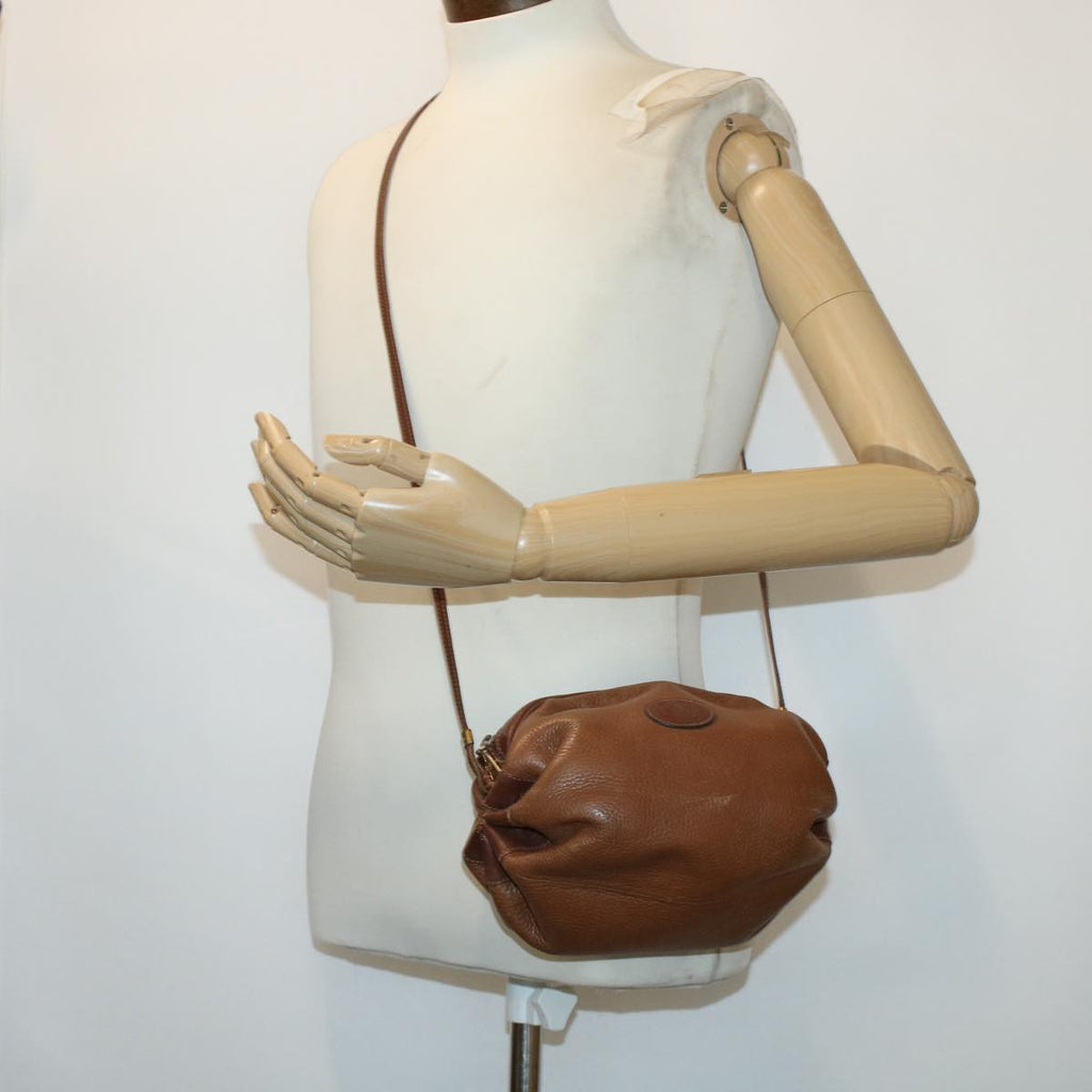 GUCCI Shoulder Bag Leather Brown 007•115•5770 ar9679B