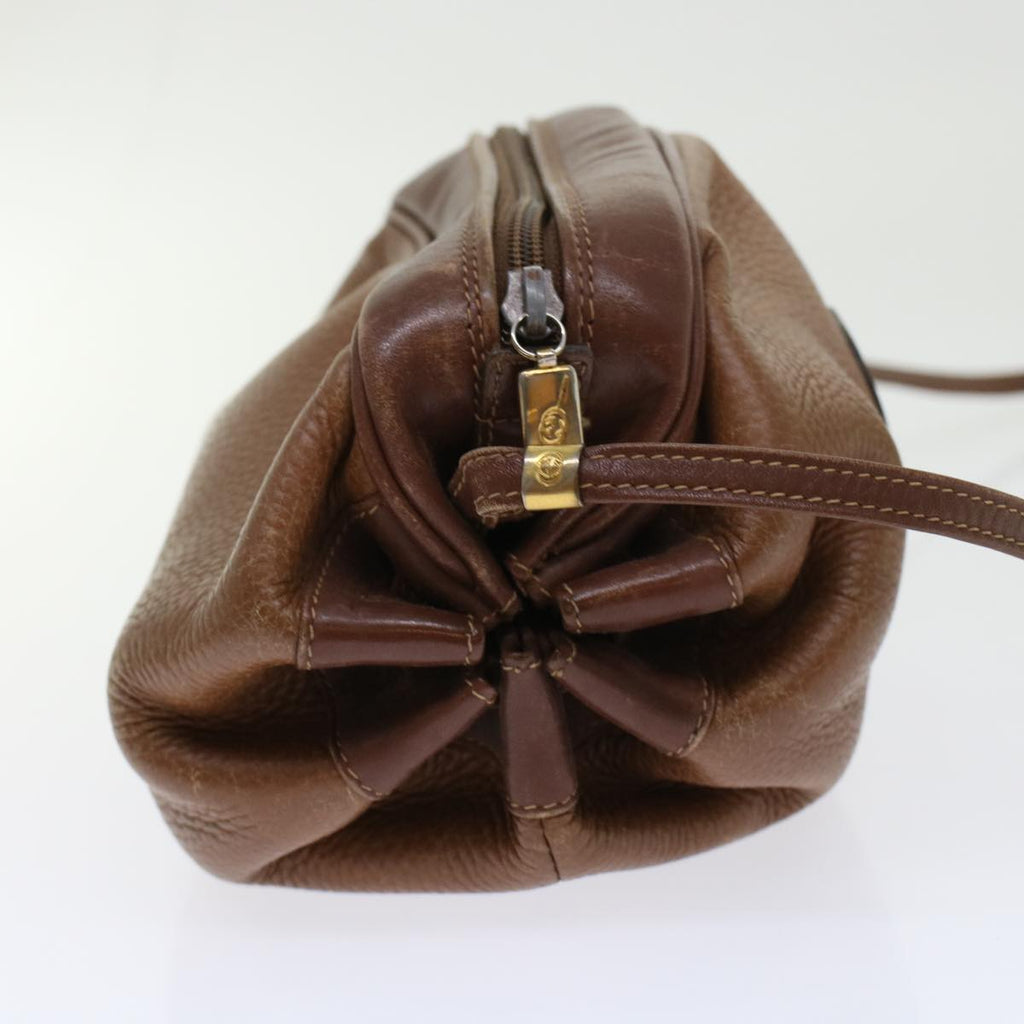GUCCI Shoulder Bag Leather Brown 007•115•5770 ar9679B