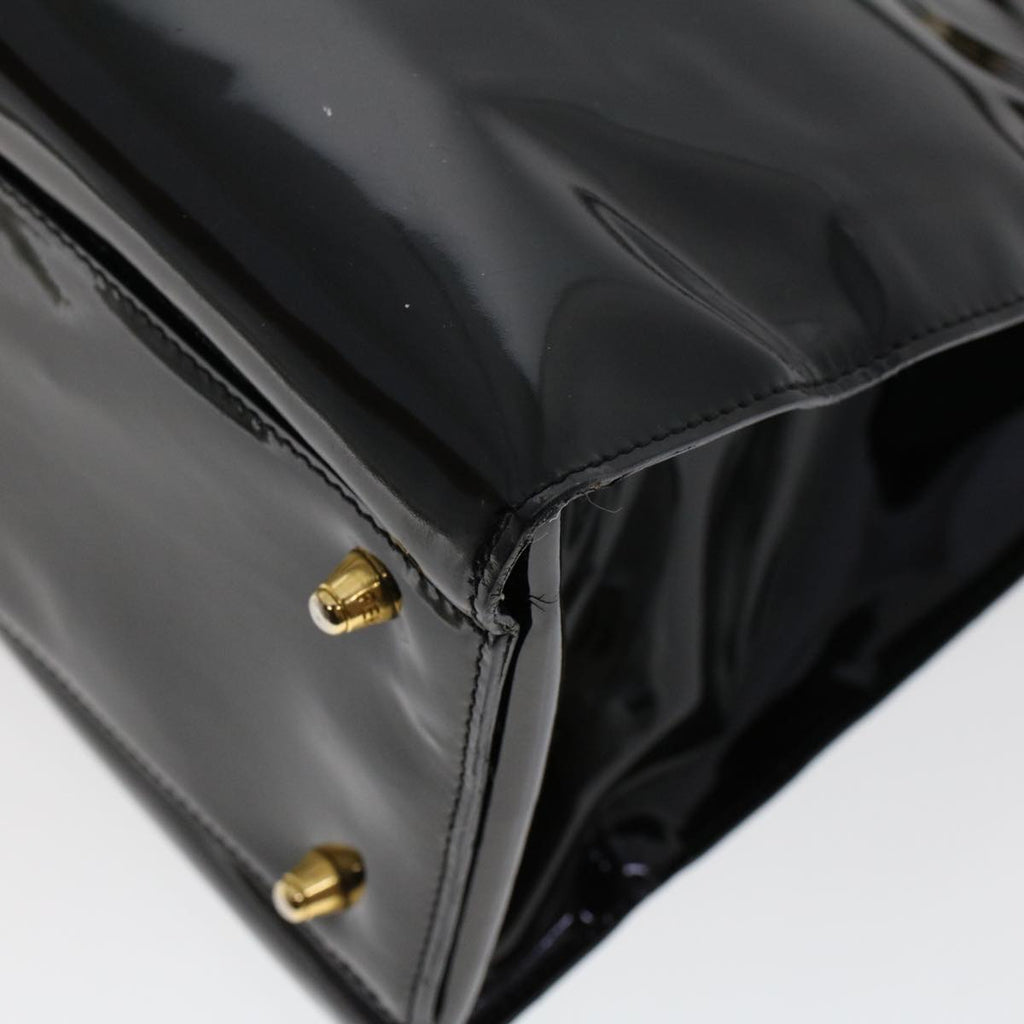 FENDI Shoulder Bag Patent leather Black ar9850