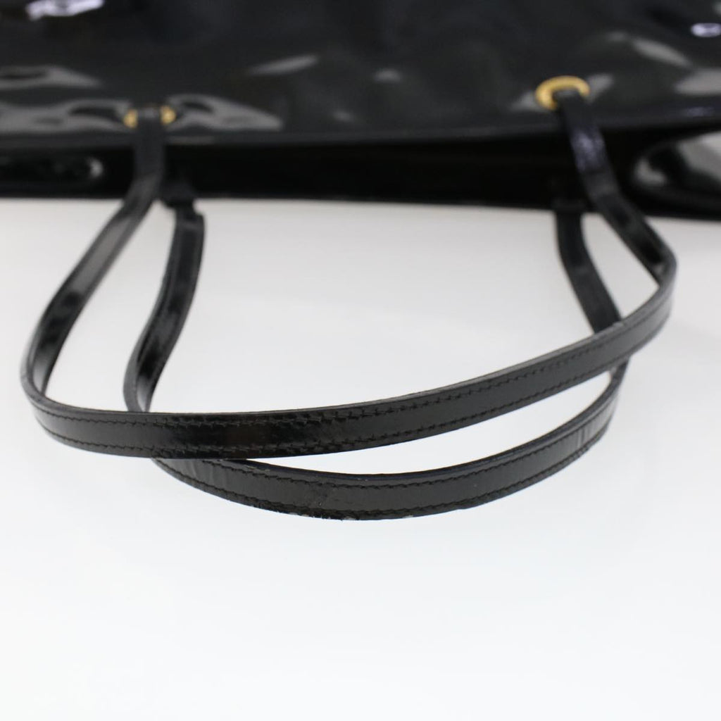 FENDI Shoulder Bag Patent leather Black ar9850
