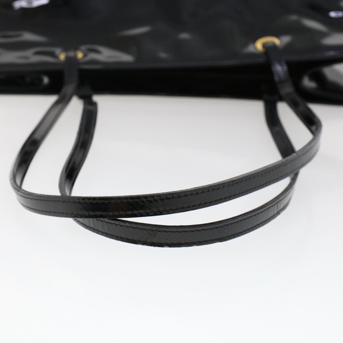 FENDI Shoulder Bag Patent leather Black ar9850