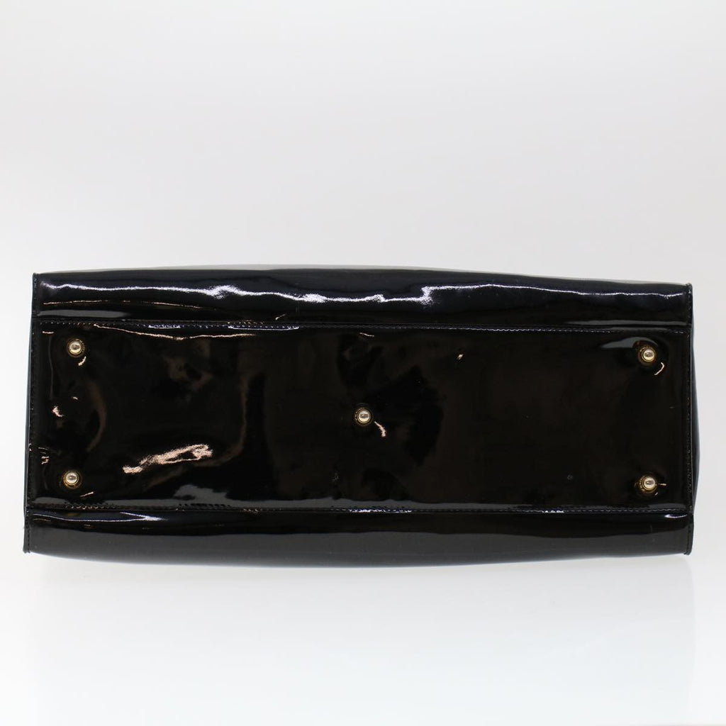 FENDI Shoulder Bag Patent leather Black ar9850