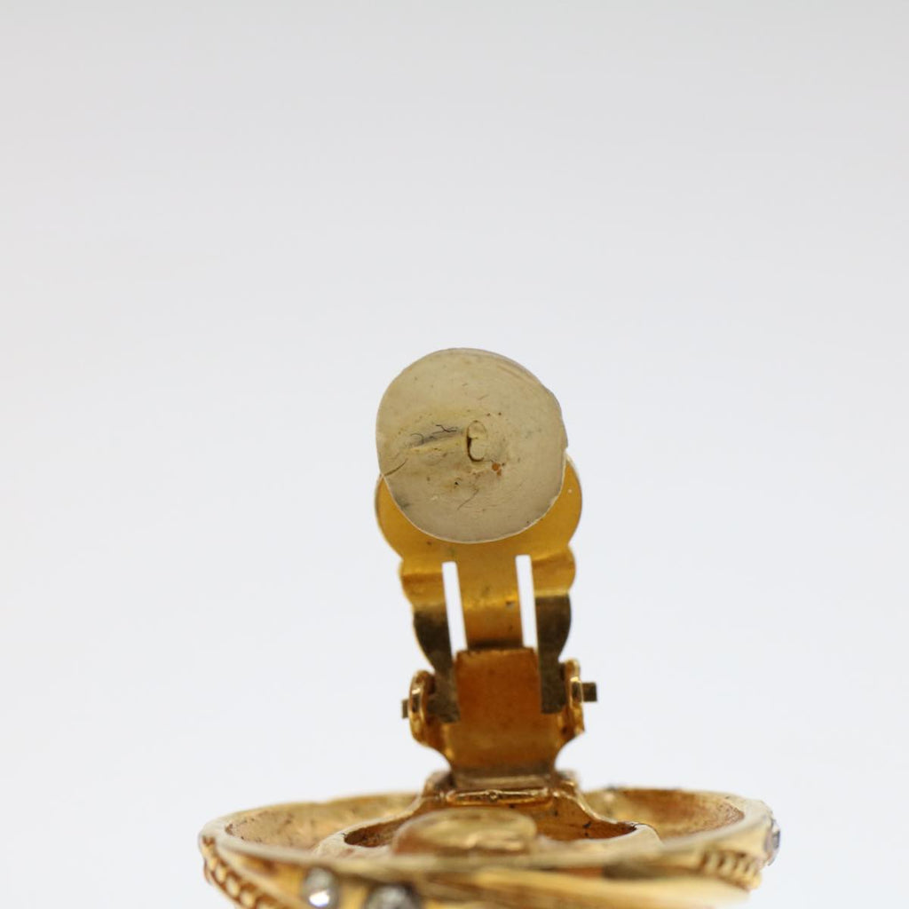CHANEL Earring Gold Tone CC ar9890B