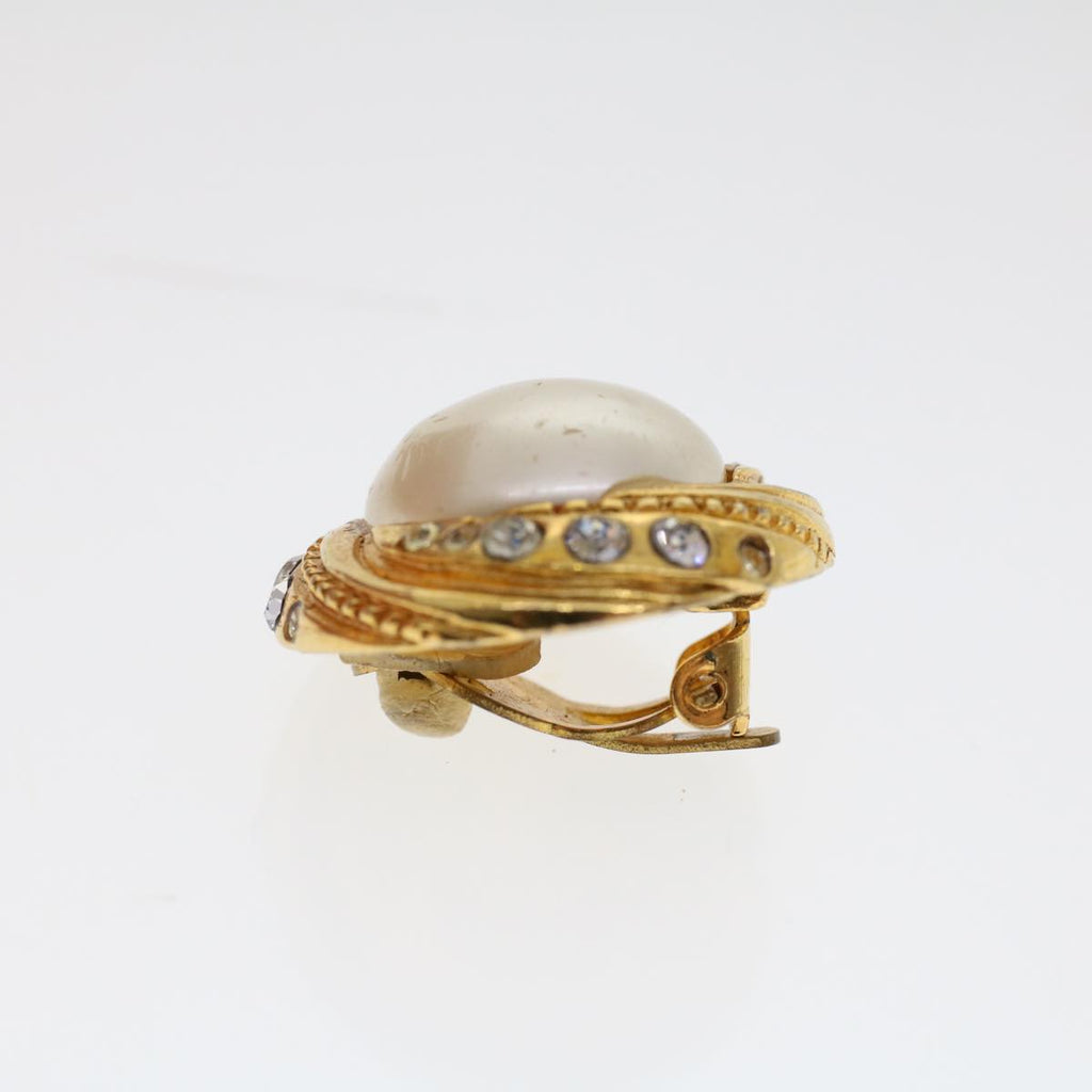 CHANEL Earring Gold Tone CC ar9890B