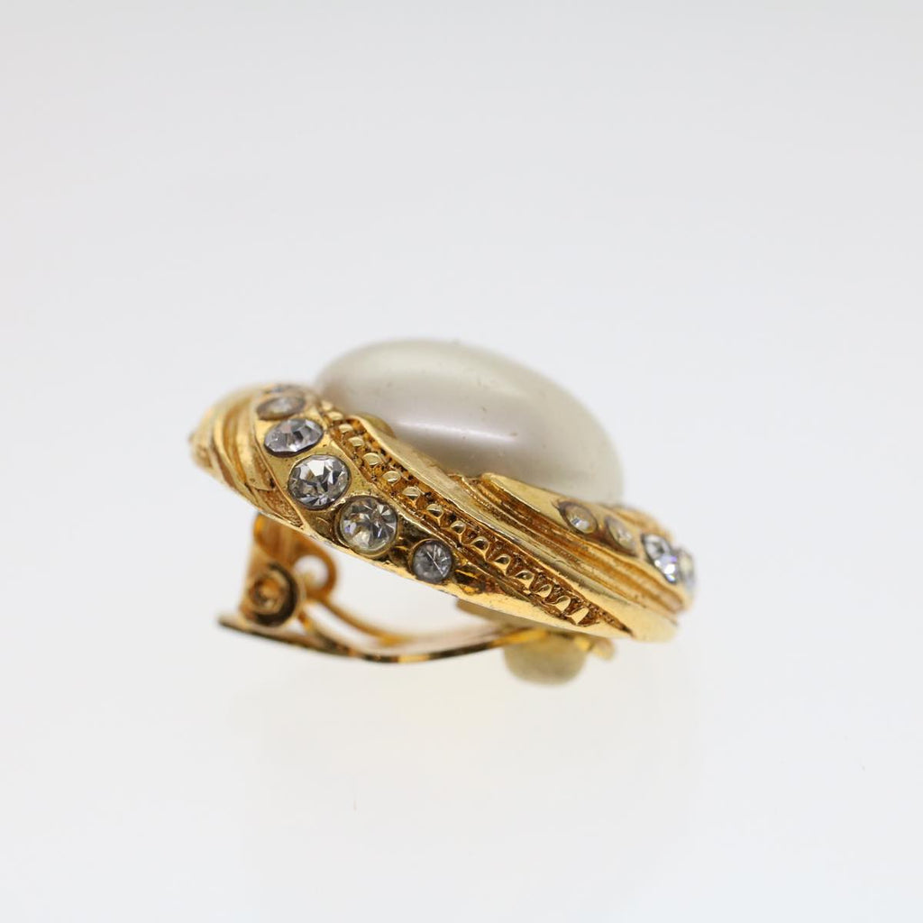 CHANEL Earring Gold Tone CC ar9890B