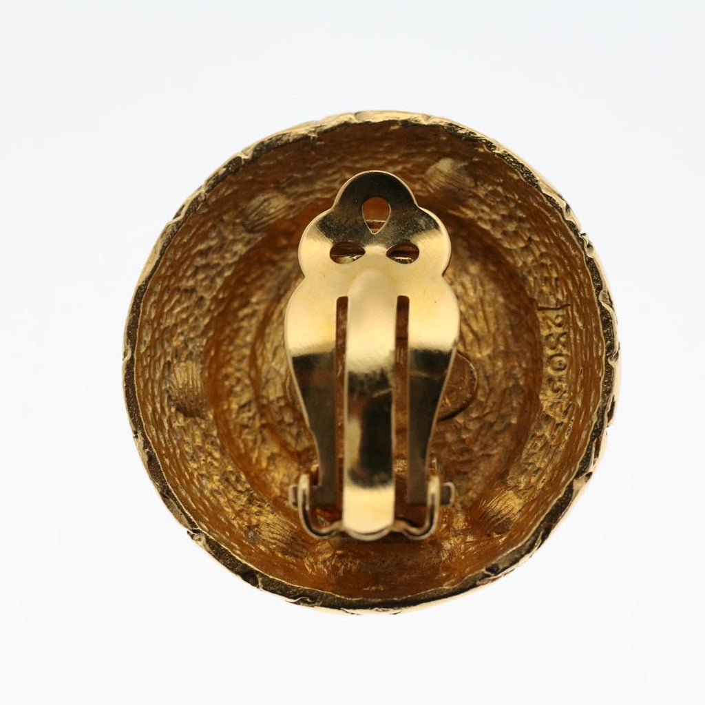 CHANEL Earring Gold Tone CC ar9892B