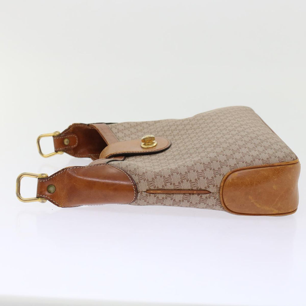 FENDI Pecan Macadam Canvas Hand Bag Garment Cover 3Set Brown Black ar9900B