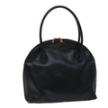 GUCCI Bamboo Shoulder Bag Leather Black ar9933