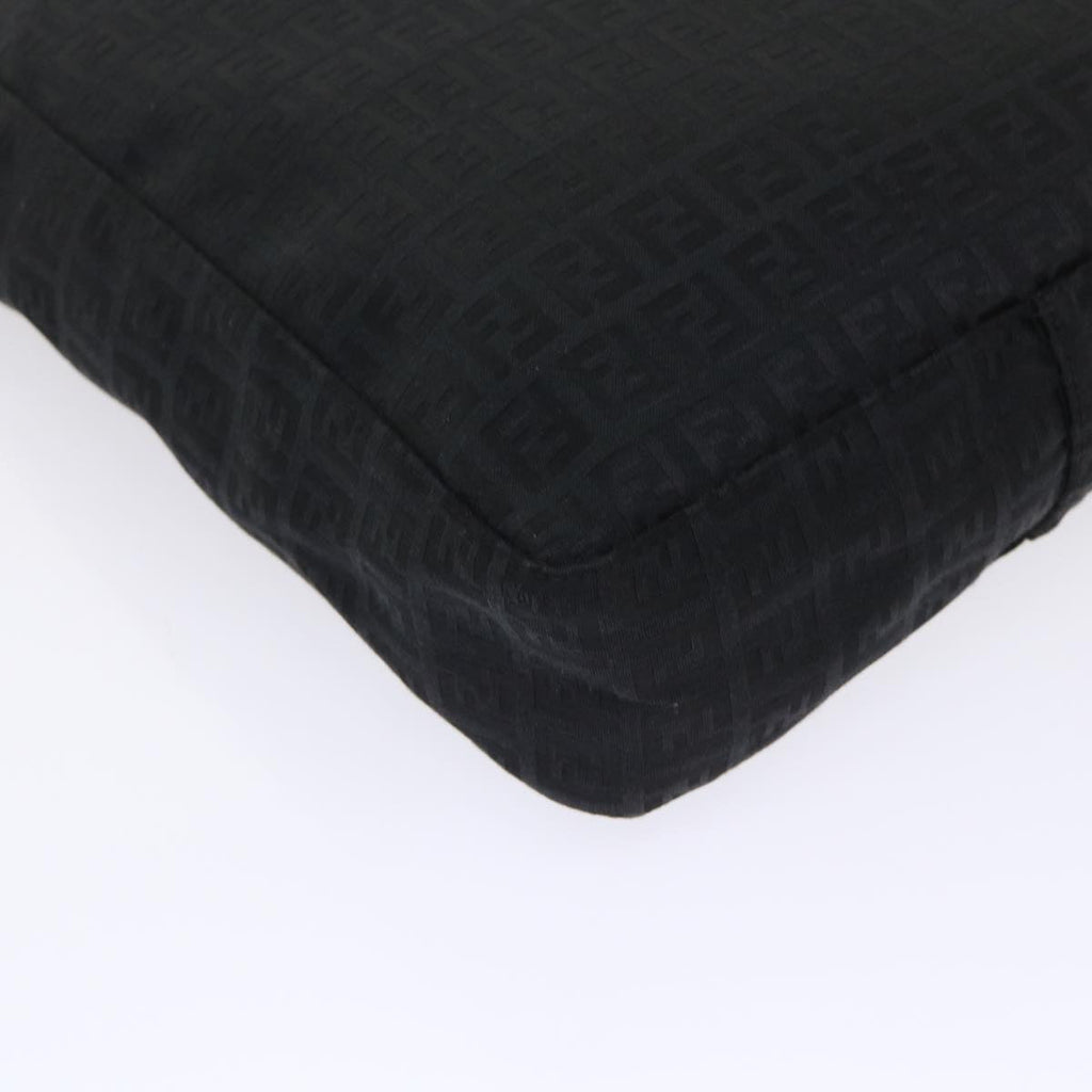 FENDI Zucchino Canvas Tote Bag Black ar9954
