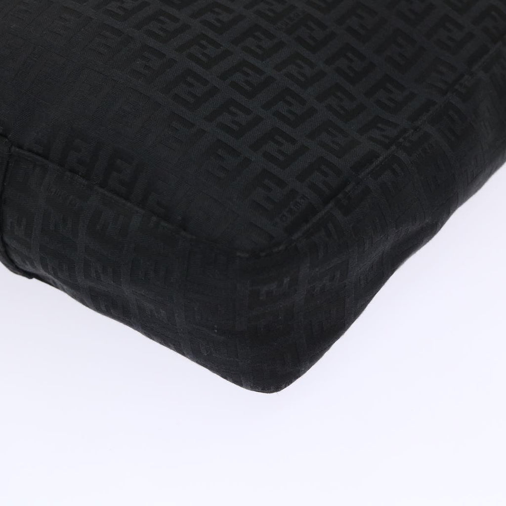 FENDI Zucchino Canvas Tote Bag Black ar9954