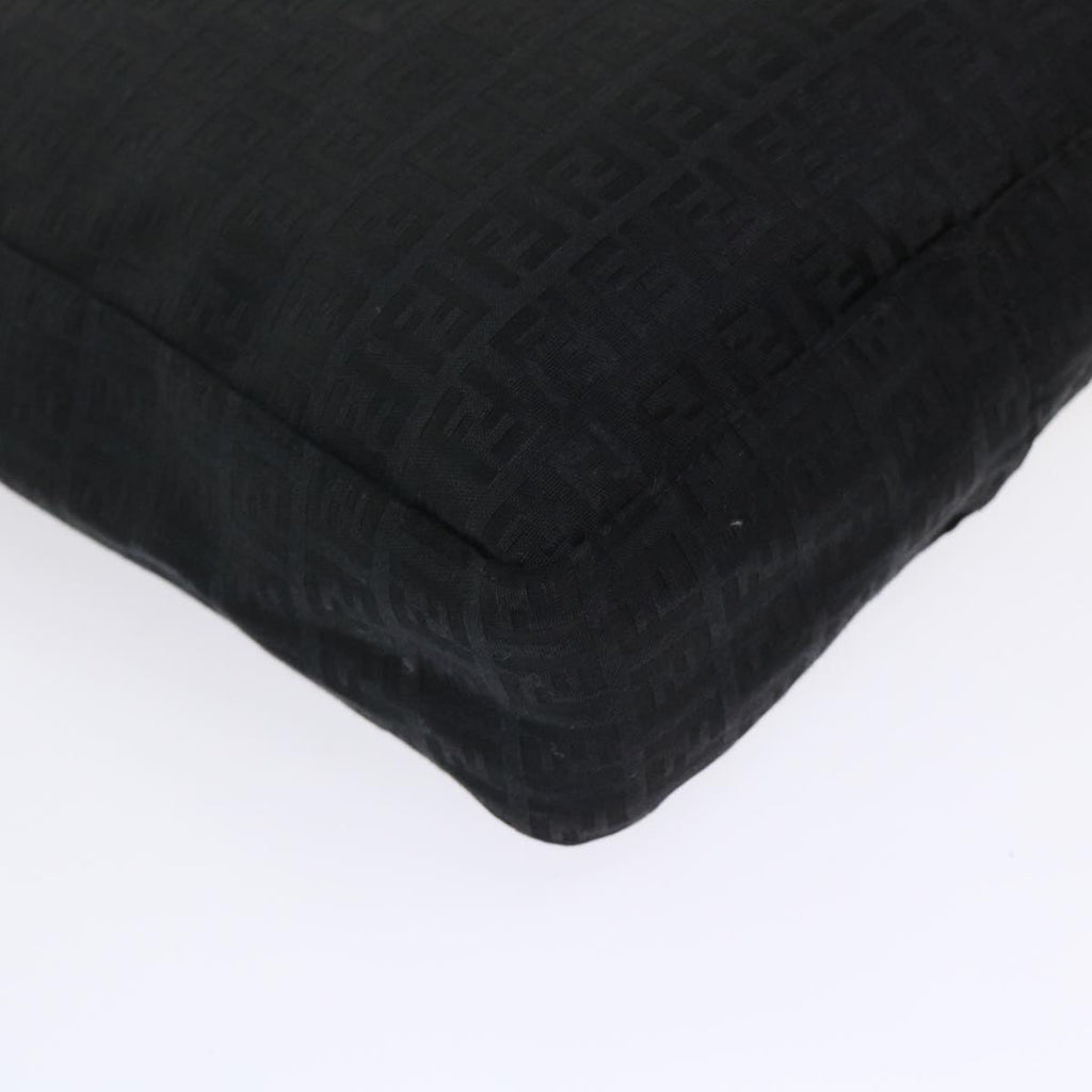 FENDI Zucchino Canvas Tote Bag Black ar9954