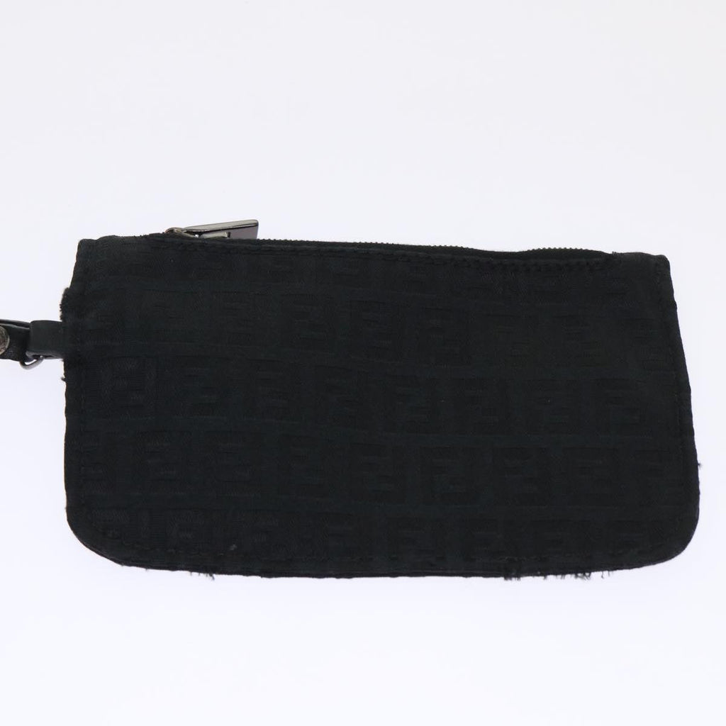 FENDI Zucchino Canvas Tote Bag Black ar9954