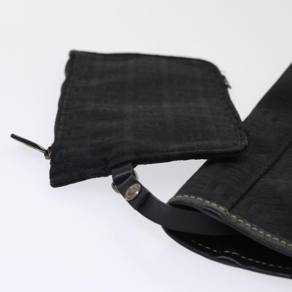 FENDI Zucchino Canvas Tote Bag Black ar9954