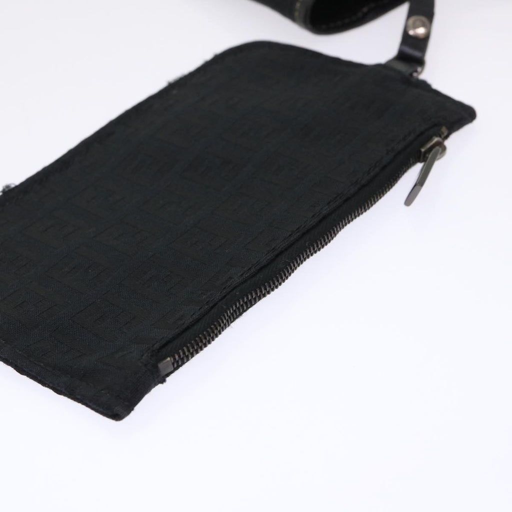 FENDI Zucchino Canvas Tote Bag Black ar9954