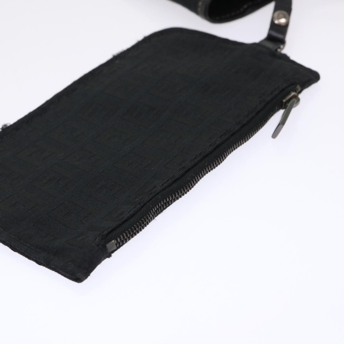 FENDI Zucchino Canvas Tote Bag Black ar9954
