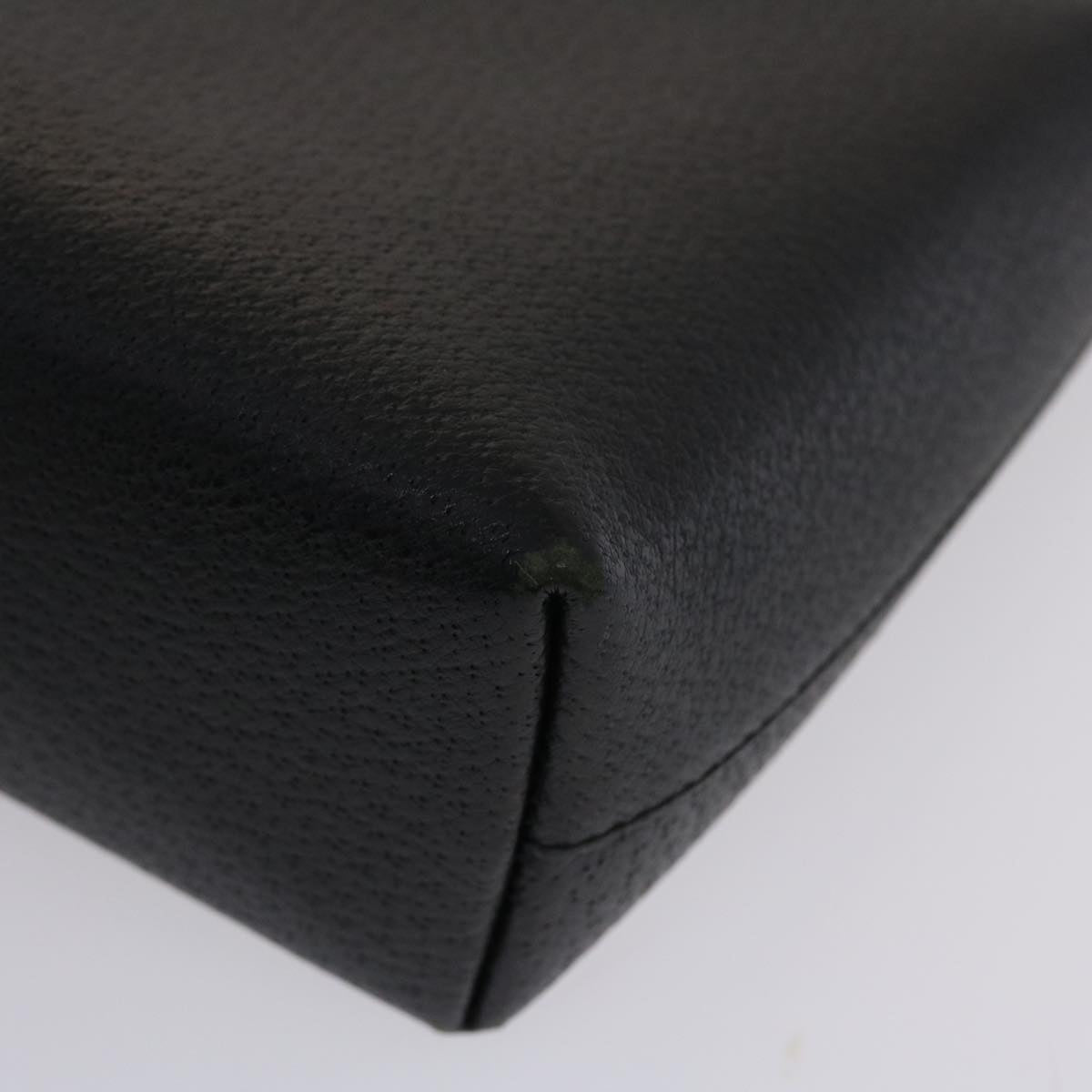 GUCCI Hand Bag Leather Black ar9996