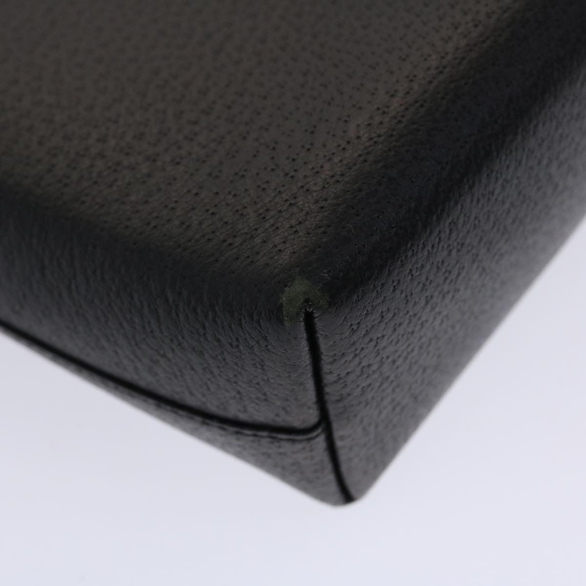 GUCCI Hand Bag Leather Black ar9996