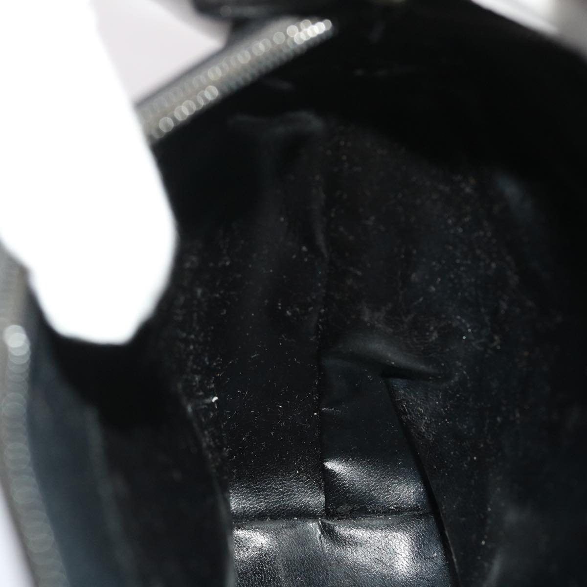 GUCCI Hand Bag Leather Black ar9996