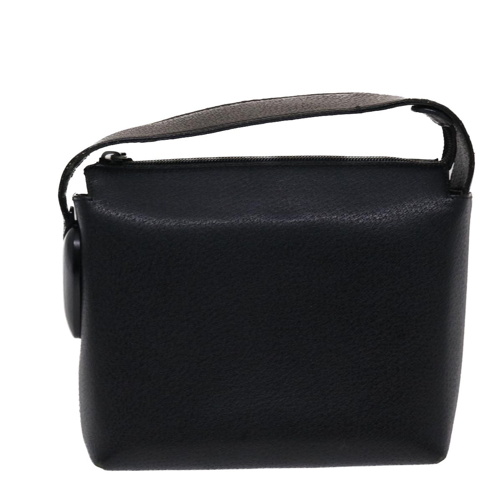GUCCI Hand Bag Leather Black ar9996