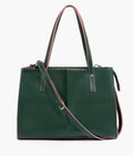 Army green work tote bag