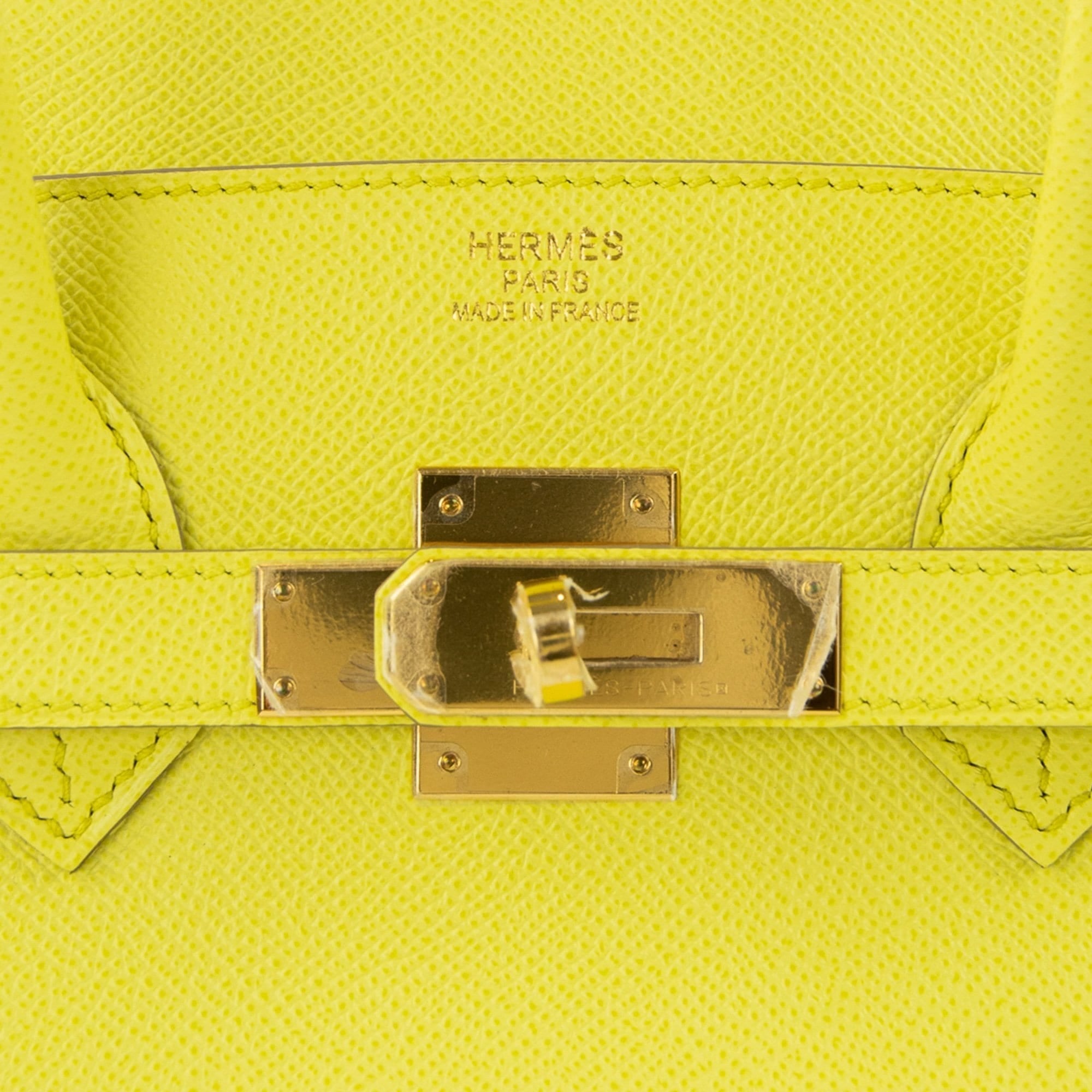 Hermes Birkin 35 Bag Soufre  Epsom Leather Gold Hardware