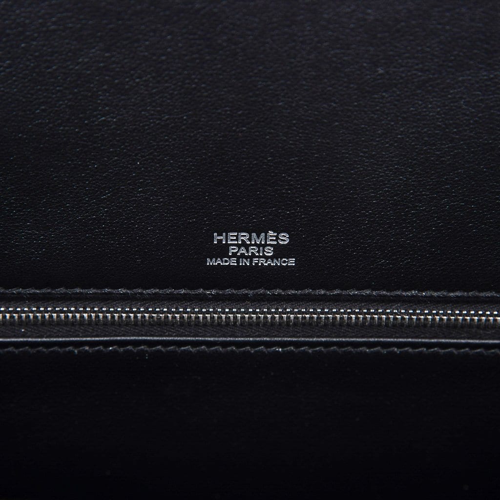 Hermes Shadow Birkin 35 Bag Limited Edition Black Swift Leather New