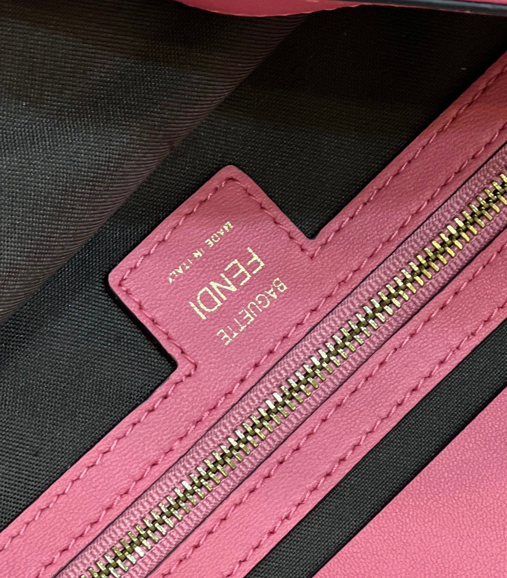 FI Baguette Pink For Women, WomenÃ¢â‚¬â„¢s Handbags, Shoulder And Crossbody Bags 10.6in/27cm FF 8BR600