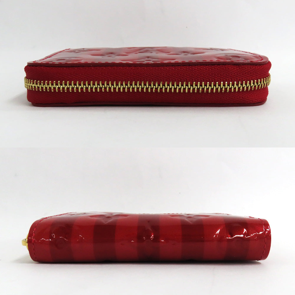 Louis Vuitton M91720 Monogram Vernis Rleigh Pomdammur Stripe GD Money chen Wallet Patent